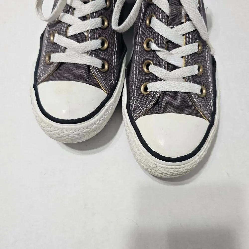 CONVERSE All Star Chuck Taylor Double Tongue Low Top Sneakers Gray Pink Size 7
